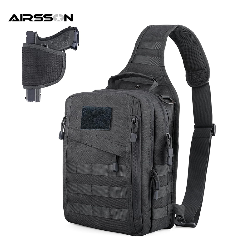 Edc Concealed Carry Sling Bag - Mochila táctica con eslinga, funda para