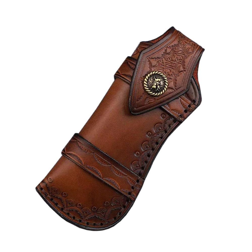 Funda de piel de vaca de prime - Edc Everyday Carry Knives reseña y precio