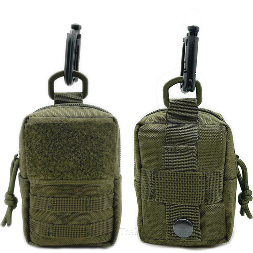 Bolsa táctica Mini MOLLE compa - Edc Carry Fanny Pack reseña y precio